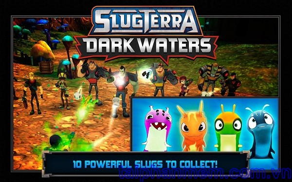 Slugterra: Dark Waters Game chiến binh sên trên Android